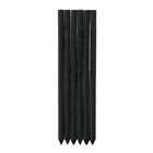 Набор угля художественного искусственного для цанговых карандашей Koh-I-Noor 8673, B, D=5.6 мм, L=120 мм, 6 штук в наборе - фото 9357986