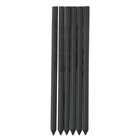 Набор угля художественного искусственного для цанговых карандашей Koh-I-Noor 8673, H, D=5.6 мм, L=120 мм, 6 штук в наборе - Фото 3