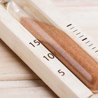 Часы песочные для бани и сауны ЧПС-1Г (15 мин) в картонной коробке - Фото 5