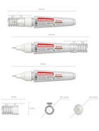 Ручка-корректор 4 мл, ErichKrause Extra, металлический наконечник, на основе растворителя - Фото 3