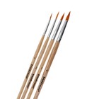 Набор кистей, синтетика, 4 штуки, ErichKrause для акварели и гуаши, блистер - фото 42747312