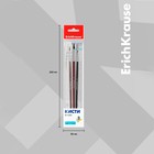 Набор кистей для рисования, синтетика, 3 штуки: № 2, 4, 6, круглые, плоская, с европодвесом - Фото 4