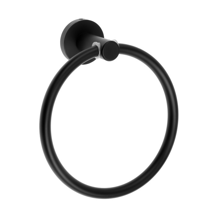 Полотенцедержатель Accoona A12608, кольцо, черный
