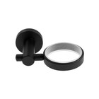 Мыльный дозатор Accoona, настенный, цвет чёрный, латунь - фото 9196850