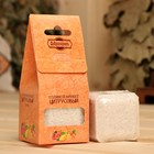 Соляной брикет куб «Цитрусовый» 200 г «Добропаровъ» апельсин, лимон, мандарин - Фото 1