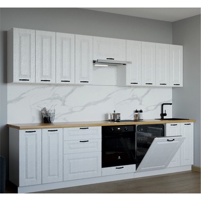 Кухонный гарнитур прямой «Вегас 19», 3000 мм, цвет белый