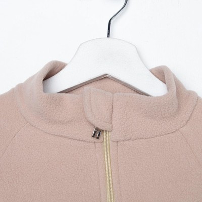 Комбинезон детский, воротник-стойка, бежевый, рост 92-98 см