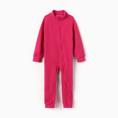 Комбинезон детский, воротник-стойка, розовый, рост 86-92 см, МИКС