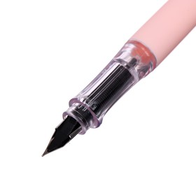 Ручка перьевая deVENTE 'Зайка', размер пера F, 0,6 мм, с 2-мя баллончиками, чернила синие Ош