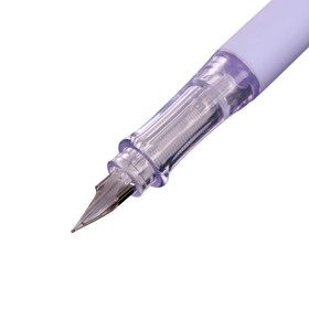 Ручка перьевая deVENTE Easy Writer, размер пера M, 0,8 мм, с 2-мя баллончиками, чернила синие Ош