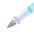Ручка перьевая ШКОЛЬНАЯ, deVENTE Easy Writer, размер пера M, 0,8 мм, с 2-мя баллончиками, чернила синие, МИКС - фото 9882065