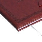 Дневник универсальный для 1-11 класса "Герб", твёрдая обложка, искусственная кожа, коричневая обложка , ляссе, 80 г/м2 - Фото 3