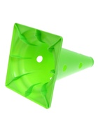 Конус - фишка, пластиковая, спортивная, разметочная, с отверстиями, 32 см, цвет салатовый - Фото 3