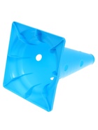 Конус - фишка, пластиковая, спортивная, разметочная, с отверстиями, 32 см, цвет голубой - Фото 3