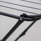 Сушилка для белья напольная складная, рабочая длина 20 м, высота от пола 95 см, ширина 54 см, чёрная - Фото 8