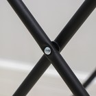 Сушилка для белья напольная складная, рабочая длина 20 м, высота от пола 95 см, ширина 54 см, чёрная - Фото 9