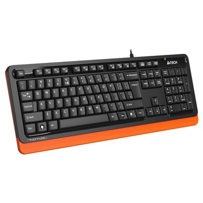 Клавиатура A4Tech Fstyler FKS10, проводная, мембранная, USB, чёрная