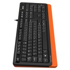 Клавиатура A4Tech Fstyler FKS10, проводная, мембранная, USB, чёрная - Фото 3