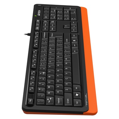 Клавиатура A4Tech Fstyler FKS10, проводная, мембранная, USB, чёрная