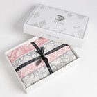 Покрывало хлопковое Этель «Инди» 150х240±5 см, цвет серо-розовый,100%хлопок, 300гр/м2 - фото 21677454