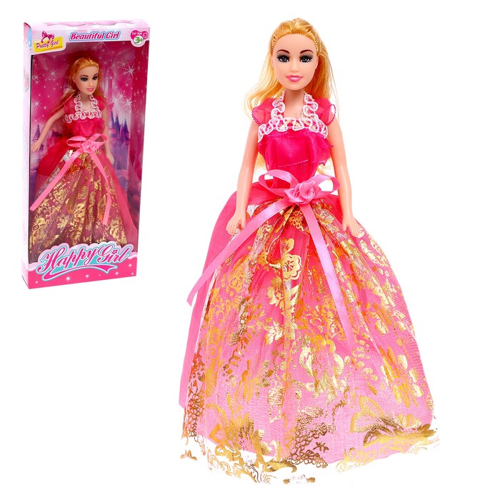 Кукла-модель «Арина» в платье, МИКС 55340