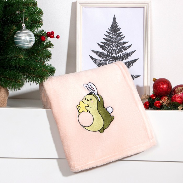 Плед Этель "Авокадо", 85х100см, велсофт - Фото 1