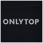 Лосины ONLYTOP беговые мужские, р. 52, цвет чёрный 9060976 - фото 2382207