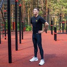 Лосины ONLYTOP беговые мужские, р. 52, цвет чёрный - Фото 7