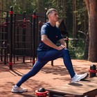 Лосины ONLYTOP беговые мужские, р. 50, цвет синий - Фото 10