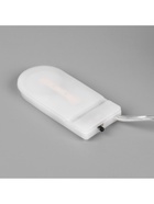 Светодиодная фигура «Звезда с Дедом Морозом» 19 см, пластик, батарейки CR2032х2 (не в комплекте), свечение тёплое белое - фото 809316653