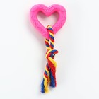 Игрушка «Сердечко с канатом», 7 см, розовое - Фото 2
