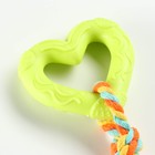 Игрушка «Сердечко с канатом», 7 см, жёлтое - Фото 3