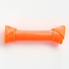 Игрушка пищащая "Кость-лакомство" для собак, 13 см, оранжевая - Фото 2