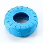 Игрушка жевательная для собак "Шина" 9 см, синяя - фото 7787655