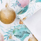 Бумага упаковочная глянцевая «Новогодние шары », 50 × 70 см - фото 319996157