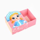 Подарочная коробка новогодняя складная «Снегурочка», 15?15?8 см, Новый год (комплект 2 шт) - фото 21677853