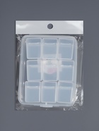 Органайзер для хранения мелочей, 9 баночек, в контейнере, 11.5×9×2.7 см, прозрачный - Фото 6