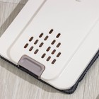 Швабра с отжимом и ведром Доляна, ведро с 2 отсеками 21×18×37, швабра 32×12×128 см, отсек 4 л, дополнительная насадка из микрофибры - Фото 7