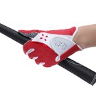 Перчатки для гольфа PGM, женские, пара, противоскользящие, микрофибра, размер 18 - фото 21678161