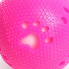 Мячик с лапками светящийся, 7 см, розовый/белый - Фото 3