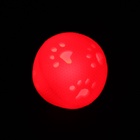 Мячик с лапками светящийся, 7 см, розовый/белый 7883204