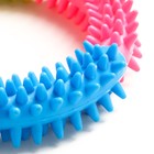 Жевательная игрушка для собак «Кусочек счастья», 12 см, разноцветная - Фото 3