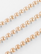 Цепь с жемчугом, металл, пластик, 2 мм, SS6, 9±1 м, цвет бронзовый - Фото 4