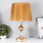 Настольная лампа Аурелия E27 40Вт золото 29х29х49,5 см RISALUX - фото 320433825