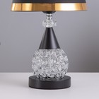 Настольная лампа Джина E27 40Вт черный 25х25х42 см - фото 22475183