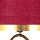 Торшер Салдис E27 40Вт золото-красный h.150 см - Фото 5
