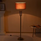 Торшер Салдис E27 40 Вт золото-кофейный h.150 см - фото 57962079