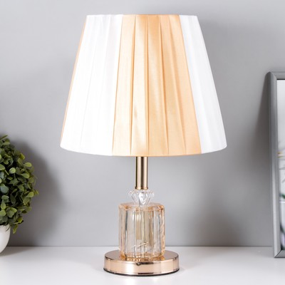 Настольная лампа Ландри 1×60 Вт E27 золотой 24.5×24.5×39 см RISALUX