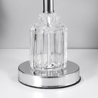 Настольная лампа Ландри 1x60Вт E27 серебро 24,5х24,5х39 см RISALUX - фото 23266561