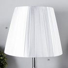 Настольная лампа Ландри 1x60Вт E27 серебро 24,5х24,5х39 см RISALUX - фото 23266562